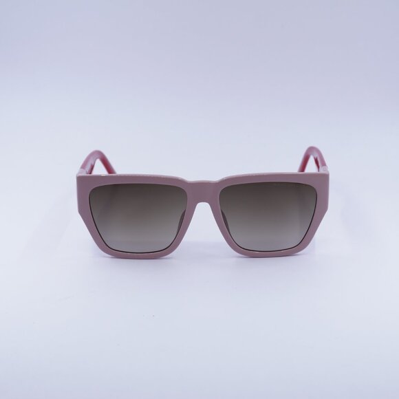 Marc Jacobs MARC 646/S 0C48 HA Sunglasses Pink/Red Square Frame, Brown Lenses - Picture 2 of 10
